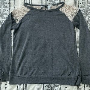 Lace Long Sleeve Shirt